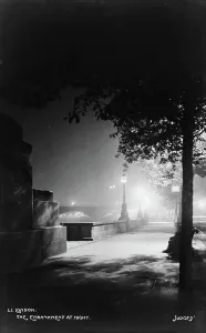 Glow Prints: The Embankment at Night