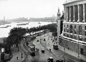 Unilever Prints: Embankment - Waterloo Bridge - Unilever House, London