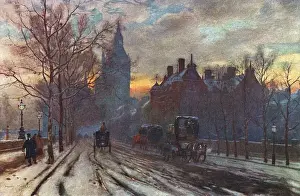 Embankment in Winter