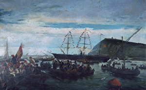 The Embarkation of the Catalan Volunteers for the Cuban War The Embarkation of the Catalan Volunteers for the Cuban War