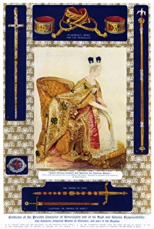 Images Dated 14th October 2011: Emblems of the Priestly Character of Sovereignty