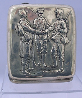 Images Dated 28th January 2012: Embossed cigarette case