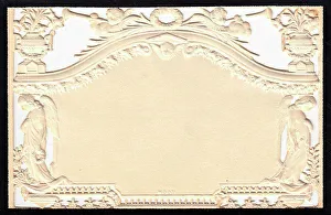 Embossed Victorian mourning card