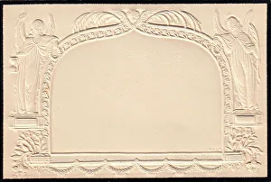 Embossed Victorian mourning card
