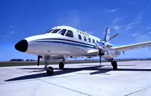 Embraer Prints: Embraer EMB-110 Bandeirante (forward view, on the groun