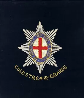 Images Dated 26th September 2011: Embroidered badge of the Coldstream Guards