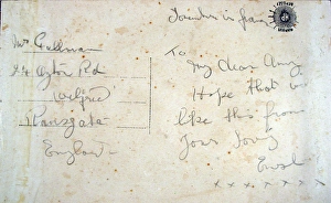 Images Dated 23rd July 2008: Embroidered silk on card - Flags of the Allies