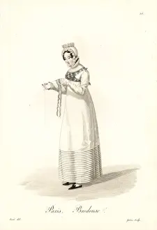 Embroiderer, Paris, early 19th century