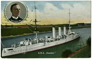 Images Dated 16th February 2016: EMDEN POSTCARD