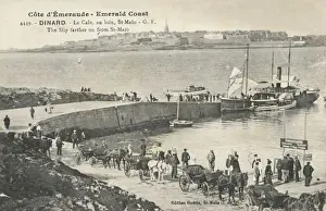 Emerald Prints: Emerald Coast - Dinard - The slip beyond St. Malo, France