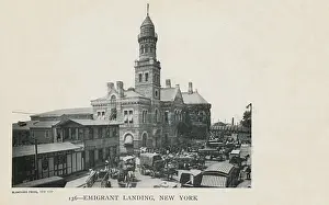 Immigration Prints: Emigrant landing, New York, USA