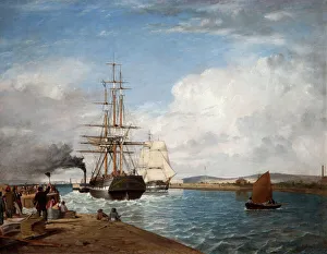 Images Dated 13th September 2010: Emigrant Ship Leaving Belfast