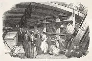 Decks Prints: Emigrants below Decks