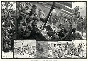 Emigrants Prints: Emigrants going to Australia 1887
