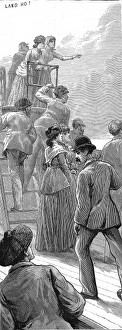 Images Dated 15th December 2004: Emigrants sighting Australia, 1887
