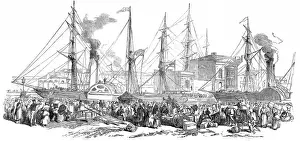 Emigration. Departure of the Nimrod and Athlone Steamers
