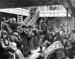 Images Dated 9th October 2004: Emigration. The Emigration of the Russian Jews. Sketches on