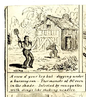 Stinging Prints: Emigration - Infested by Mosquitoes