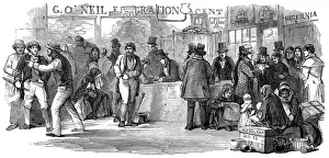 Emigration. Irish Emigration. The Emigration Agents Office