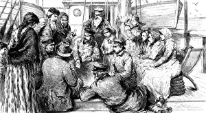 Observe Prints: The Emigration of Russian Jews. Sketches on Board
