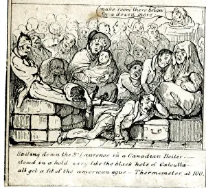 Uncomfortable Prints: Emigration - Sailing down the St Laurence