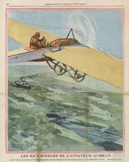 Metres Prints: Emile Aubrun spotting submarines from his aeroplane