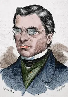 Dictionnaire Prints: Emile Littre (1801-1881). French lexicographer and philosoph