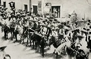 Followers Prints: Emiliano Zapata with his brother Eufemio and followers
