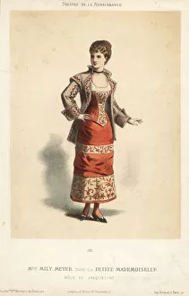 Sabbat Collection: Emilie Mily Meyer, French soprano, 1879