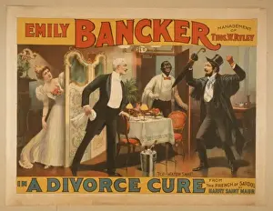 Divorce Prints: Emily Bancker in A divorce cure from the French of Sardou by