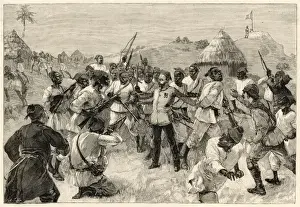 Emin Pasha under attack