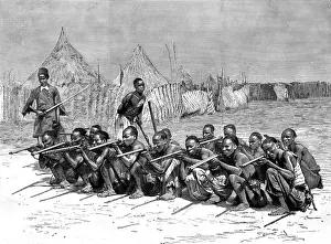 Emin Pashas Irregular Troops, c. 1887