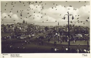 Yeni Prints: Eminonu Square - Southern end of Galata Bridge, Istanbul