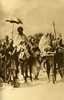 Nigerian Gallery: Emir of Gombe, Nigeria, West Africa