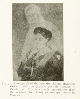 Coates Collection: Emma Hardinge Britten with Beethovens Ghost