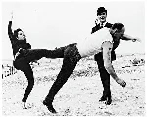 Admires Prints: Emma Peel dispatching a villain