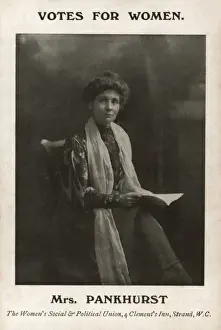 Issued Prints: Emmeline Pankhurst (1858-1928)