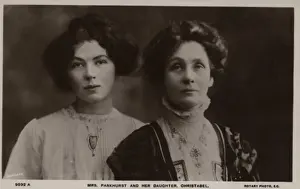 Christabel Prints: Emmeline Pankhurst & Christabel