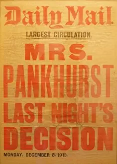 Emmeline Pankhurst Daily Mail 1913