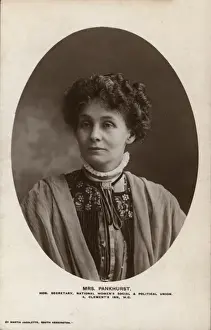 Emmeline Pankhurst Founder W. S. P. U
