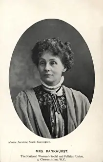 Emmeline Pankhurst Founder W. S. P. U