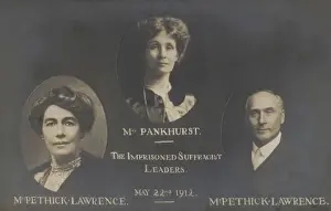 Conspiracy Prints: Emmeline Pankhurst Imprisoned Leaders
