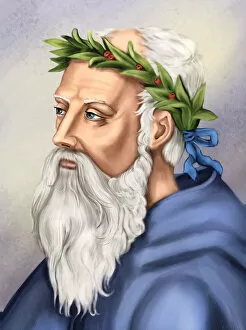 Wreath Collection: Empedocles of Akragas, Greek philosopher