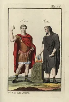 Principal Prints: Emperor Augustus in the Paludamentum (war cloak)