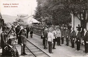 Images Dated 11th May 2018: Emperor Franz Joseph I visits Zavidovici, Bosnia Herzegovina