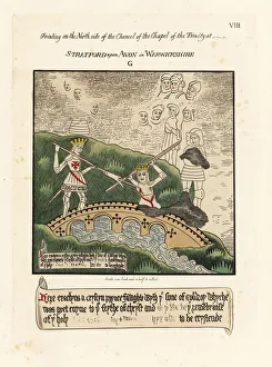 Emperor Heraclius killing Persian King Khosrau Emperor Heraclius killing Persian King Khosrau