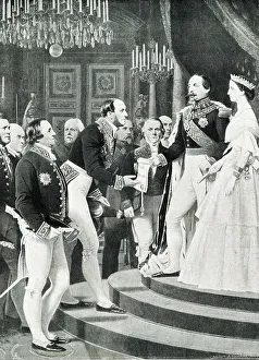 Emperor Napoleon III and Baron Haussmann