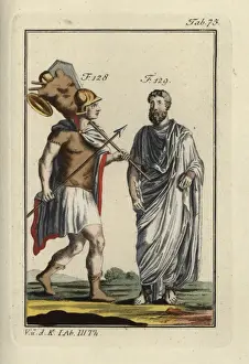 Romulus Prints: Emperor Romulus Augustus in battledress with