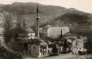 Sarajevo Prints: The Emperors Mosque in Sarajevo, Bosnia and Herzegovina