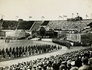 Celebrations Prints: Empire Day celebrations, Wembley Stadium